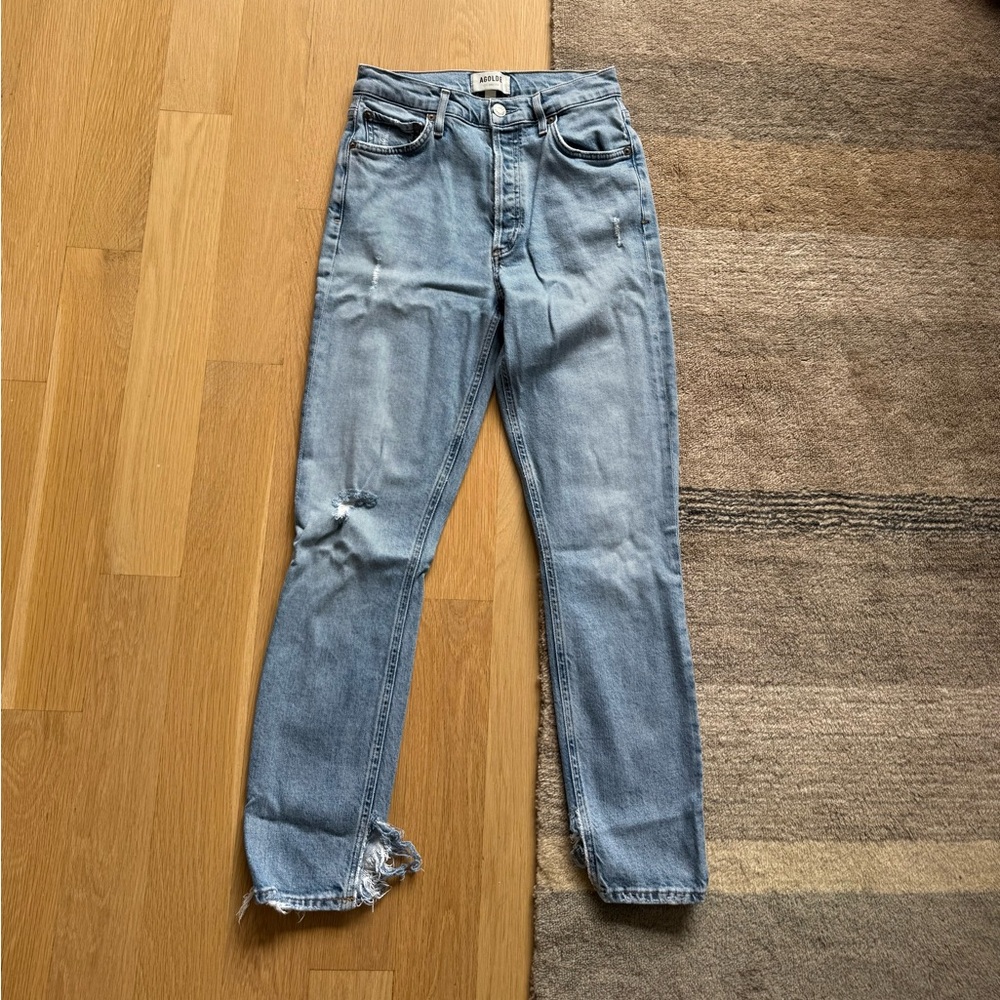 Agolde Light Blue Denim Jeans